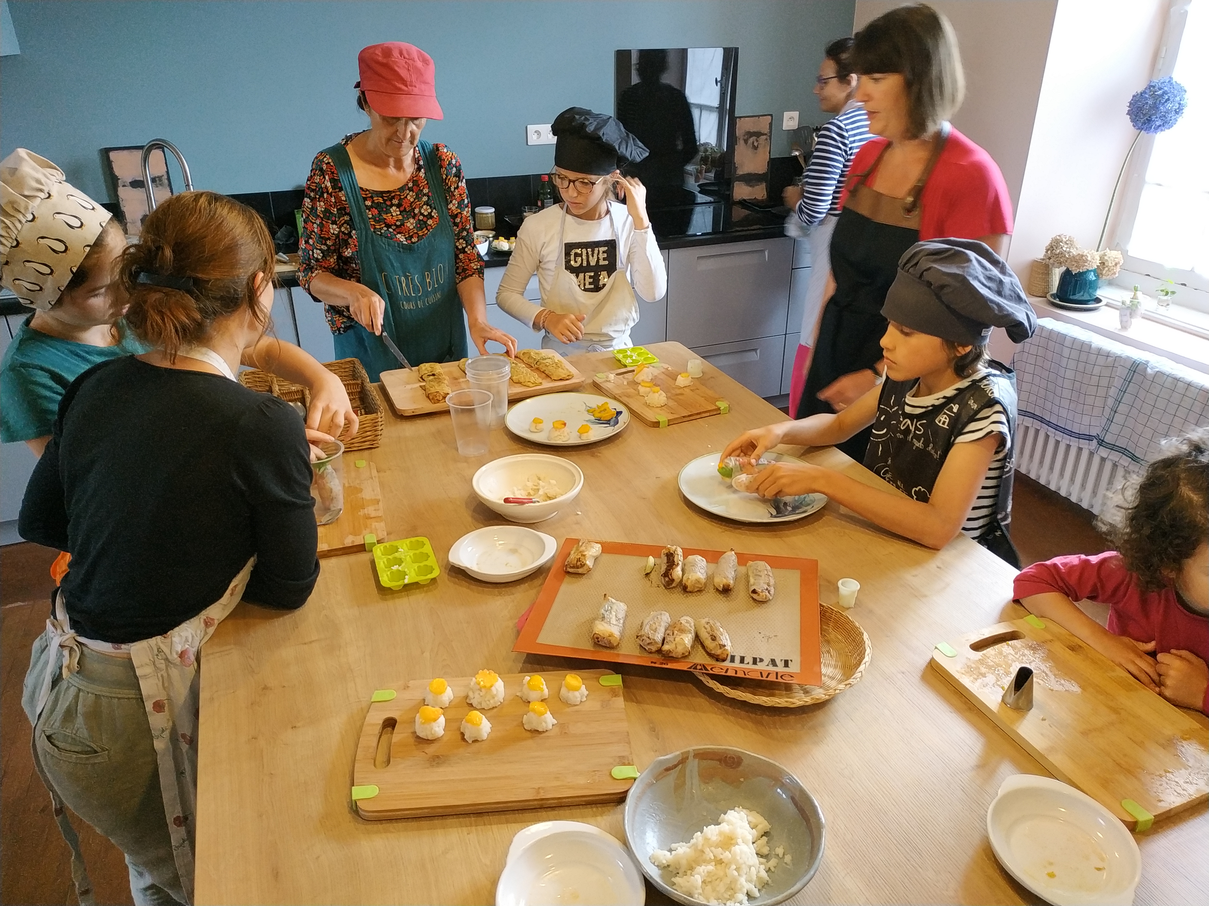 cuisine japonaise - Cours de cuisine - atelier de cuisine - Paimpol- Côtes d'Armor - Bretagne- Santé - Bio- cuisine enfant - biocoop - C Très Bio -